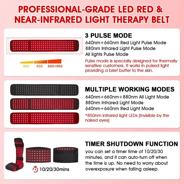 Infrared Foot Circulation Pads – EMS Red Light Therapy