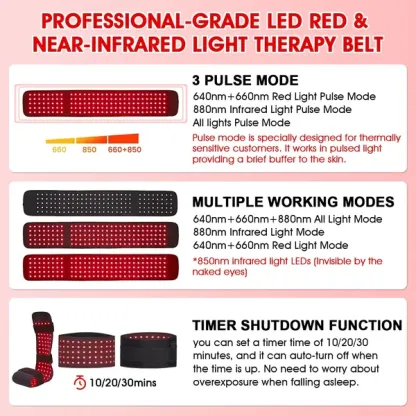Infrared Foot Circulation Pads – EMS Red Light Therapy