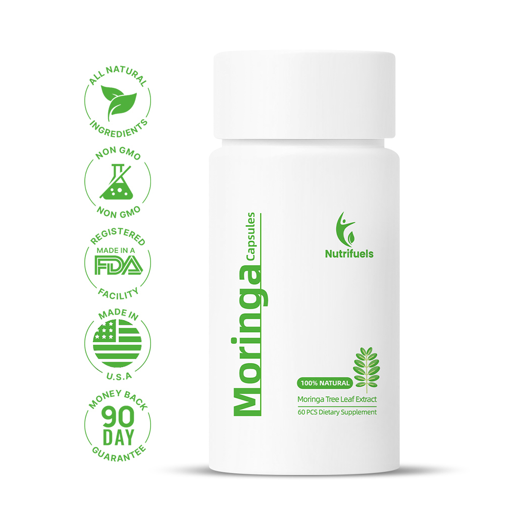 Moringa Capsules – 5X More Nutrients, 100% Organic & USA Made