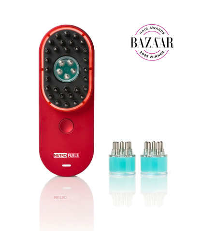 Nutrofuels™ Professional Red Light Therapy Hair Growth Tool with Scalp Massage