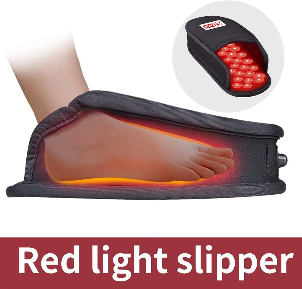 Nutrofuels™ Red & Infrared Therapy Slipper for Foot Pain Relief