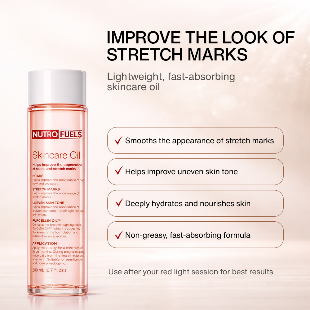 Nutrofuels™ Red Light Belt for Loose Postpartum Belly Skin & Stretch Marks