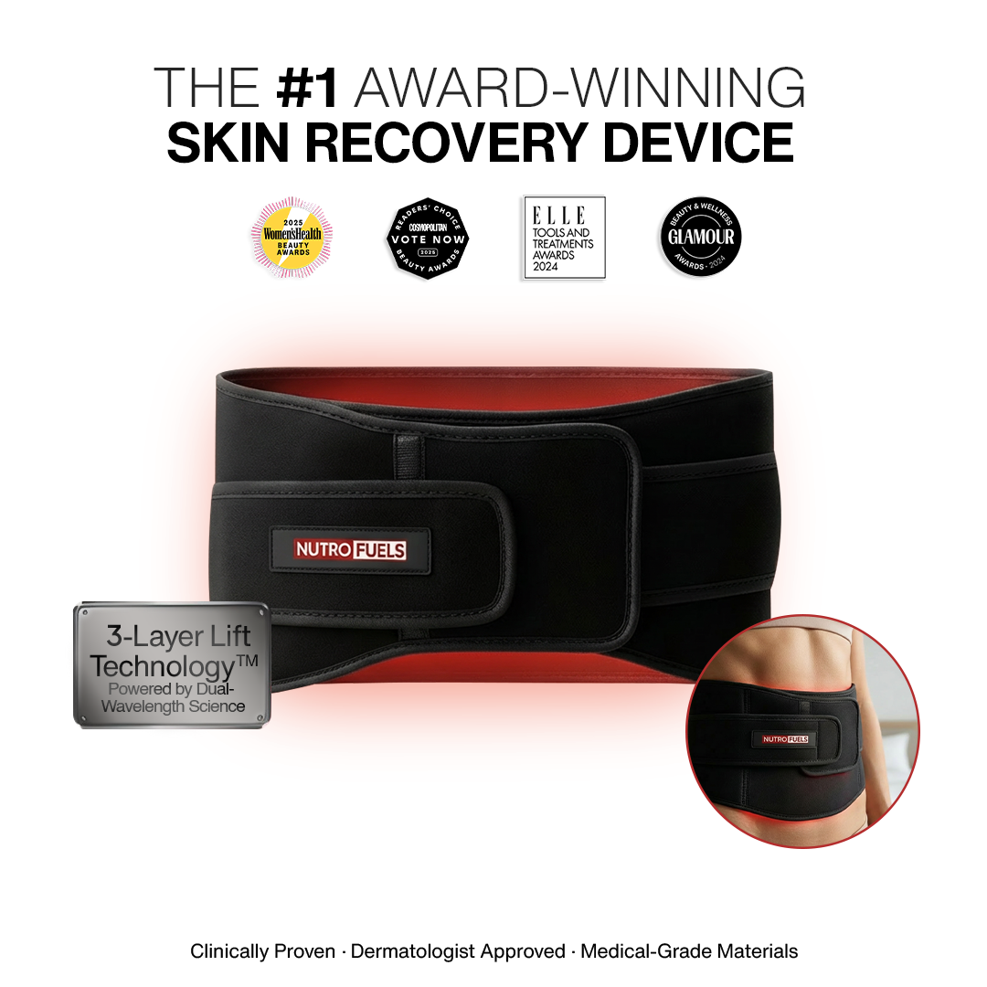 Nutrofuels™ Red Light Belt for Loose Postpartum Belly Skin & Stretch Marks