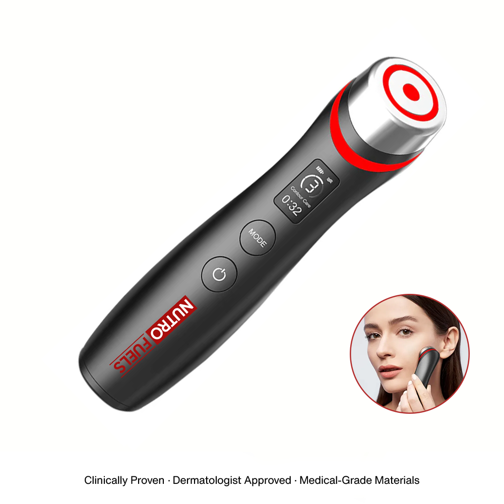Nutrofuels™ 6-in-1 Facial Rejuvenator – LED & Microcurrent for Firmer Skin