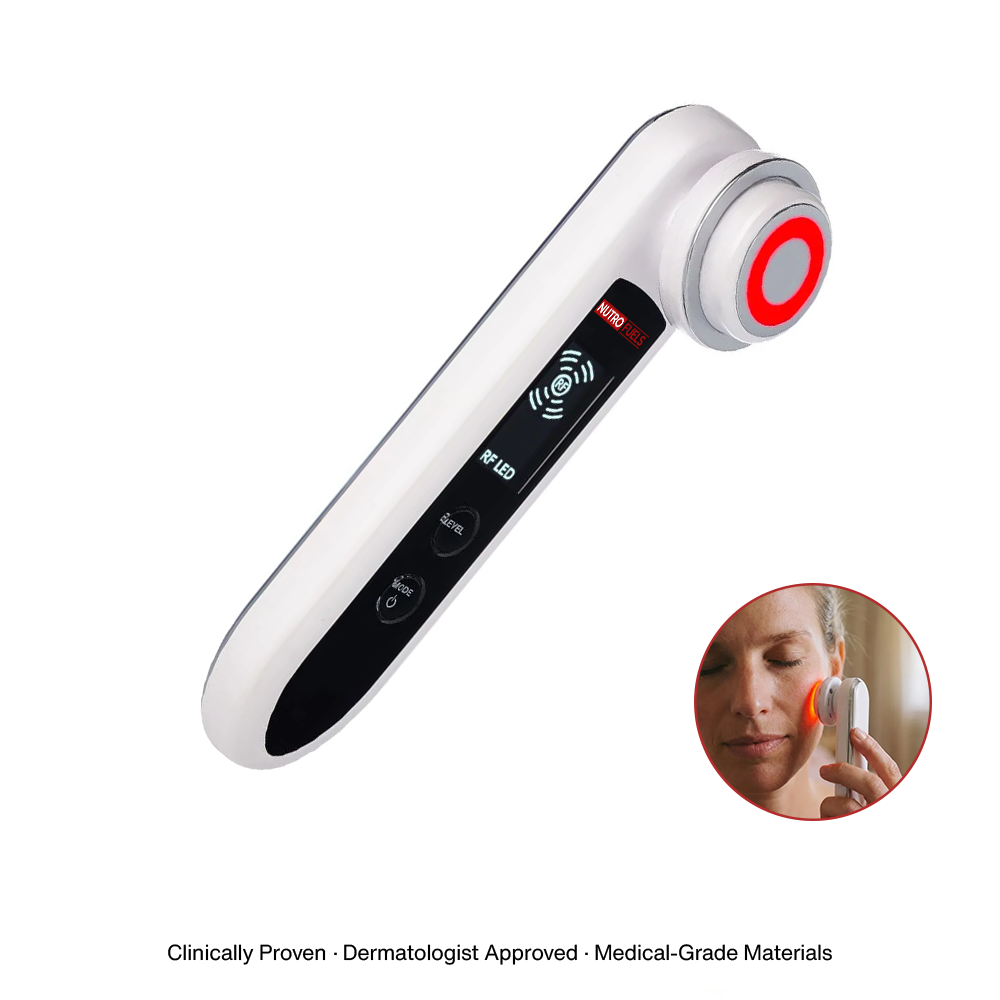 Nutrofuels™ V-Lift Facial Device – RF + EMS + LED Skin Tightening Tool