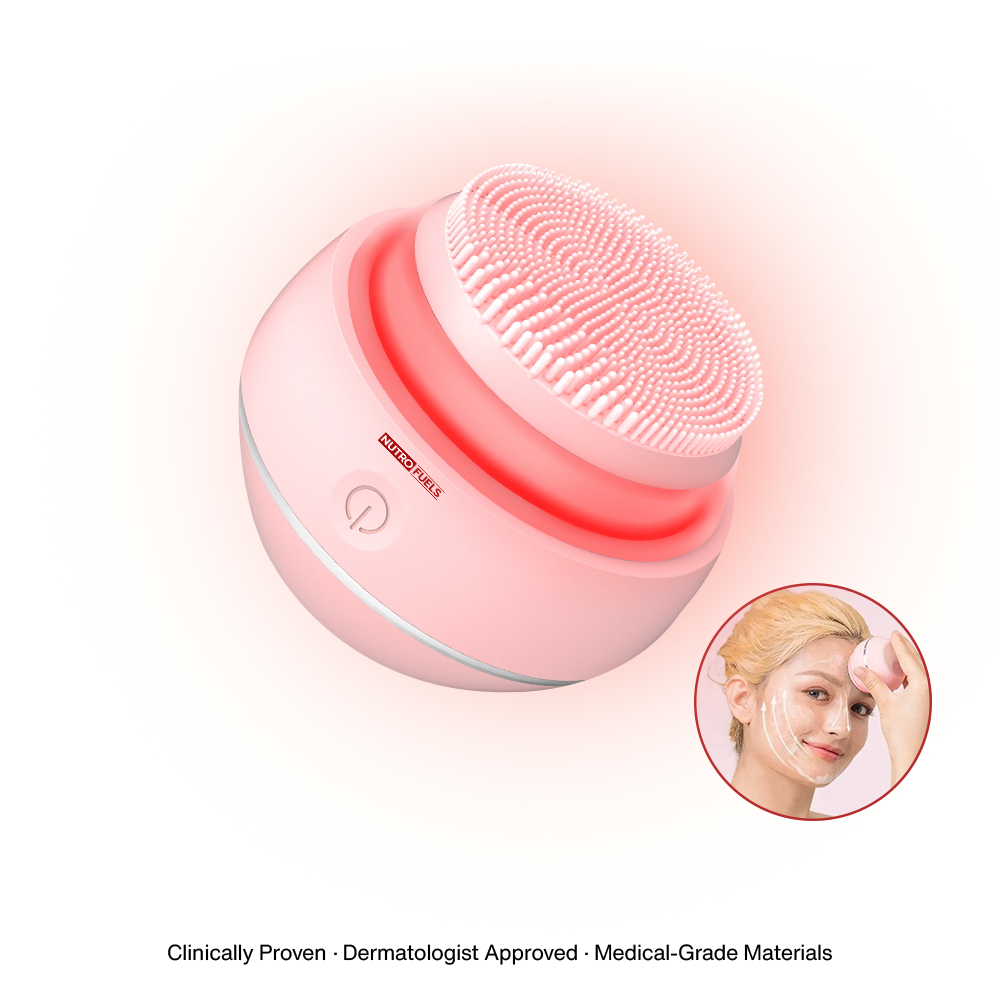 Nutrofuels™ Sonic Facial Tool – Deep Pore Cleanse + Gentle Firming Massage