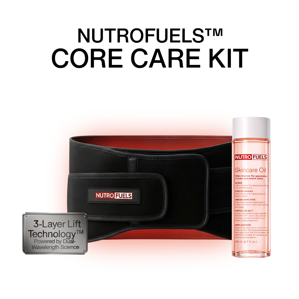 Nutrofuels™ Red Light Belt for Loose Postpartum Belly Skin & Stretch Marks