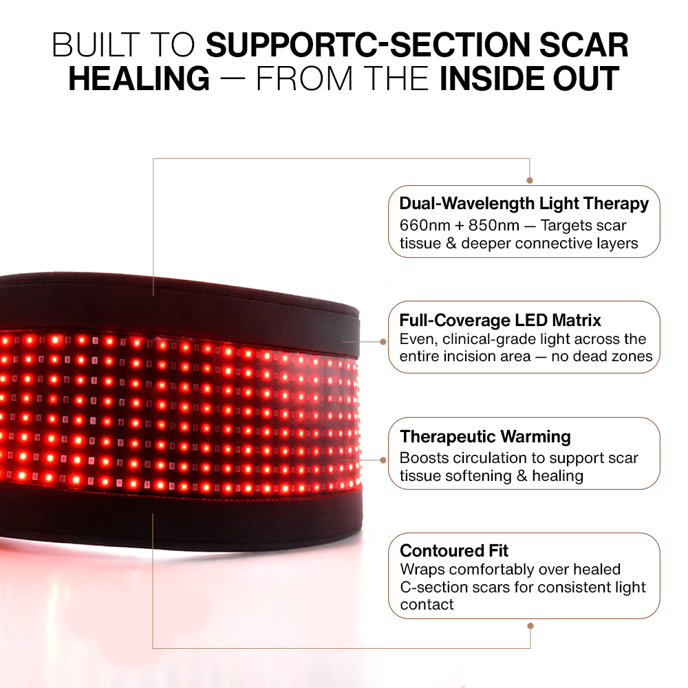 Red Light Therapy Belt for C-Section Scar Healing