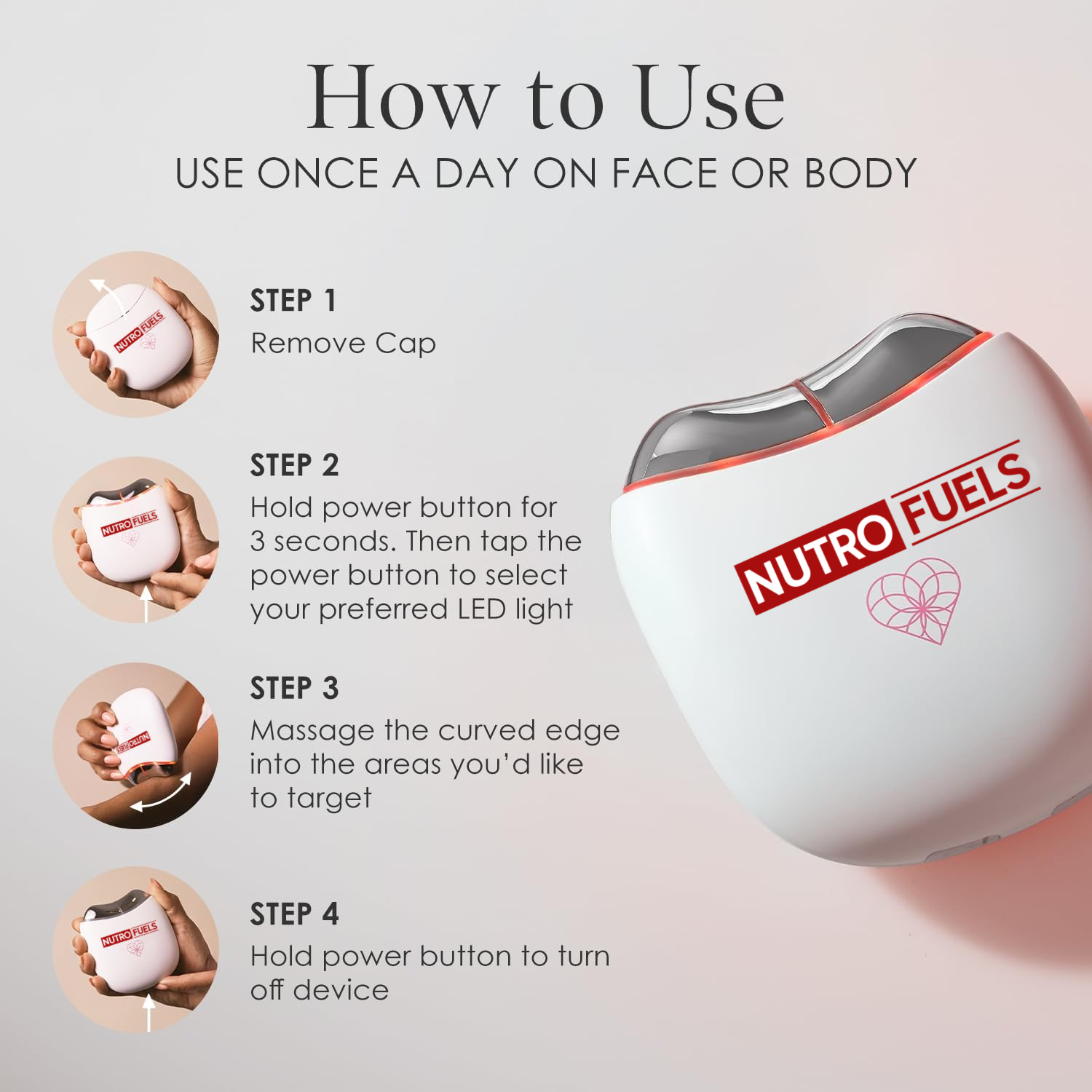 Nutrofuels™ Skin Revitalizing Tool – Spa-Grade Glow in the Comfort of Home