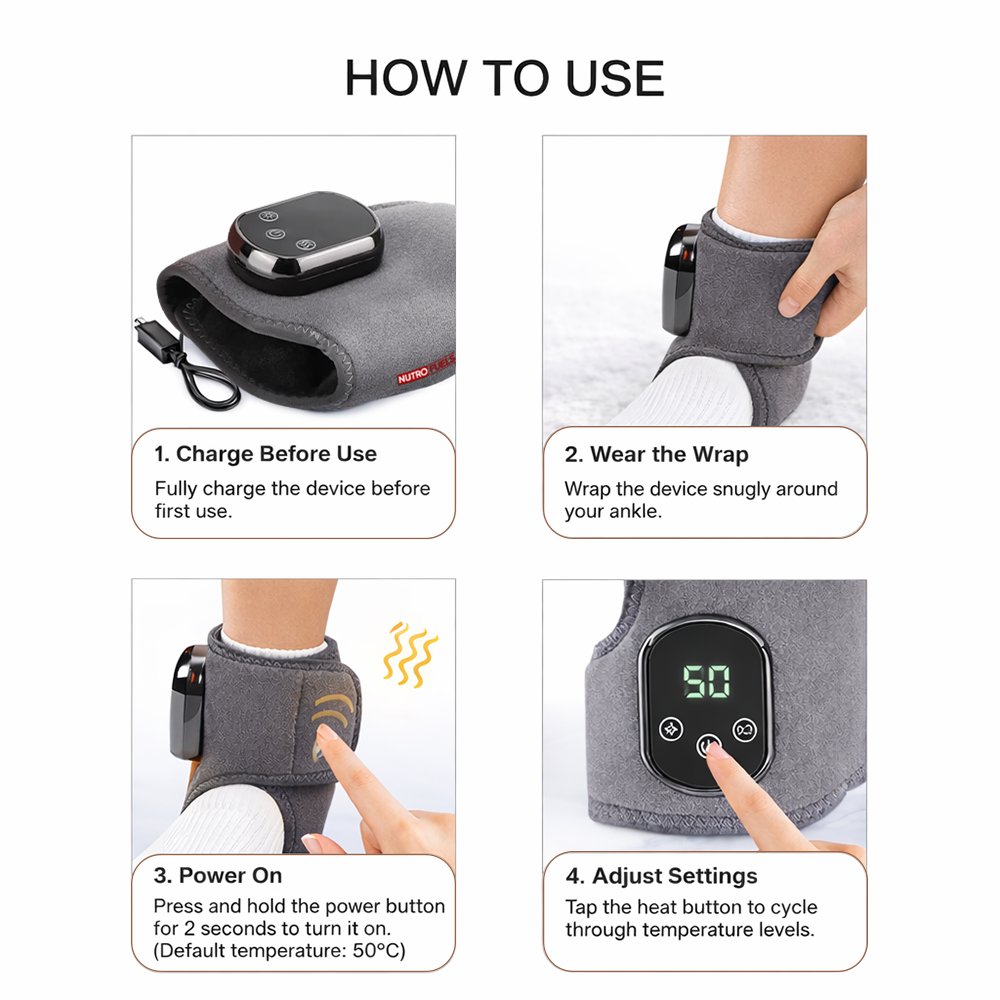Nutrofuels™ Foot Massager – Soothing Heat & Massage for Foot Relief