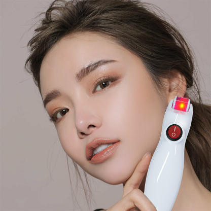 Nutrofuels™ Red LED Microneedling Derma Roller – 2-in-1 Collagen & Glow Reviver
