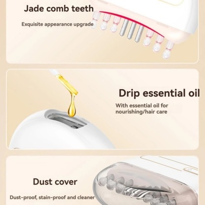 Health Hair Comb Jade Scraping Board Therapy Medicine Scalp Head Massager