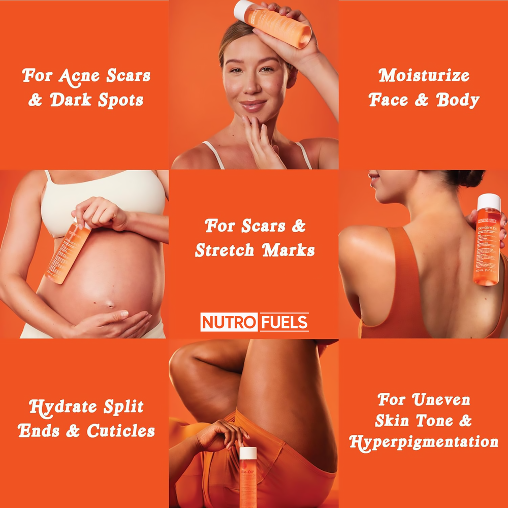 Nutrofuels™ Skincare Treatment Oil for Scars & Stretch Marks