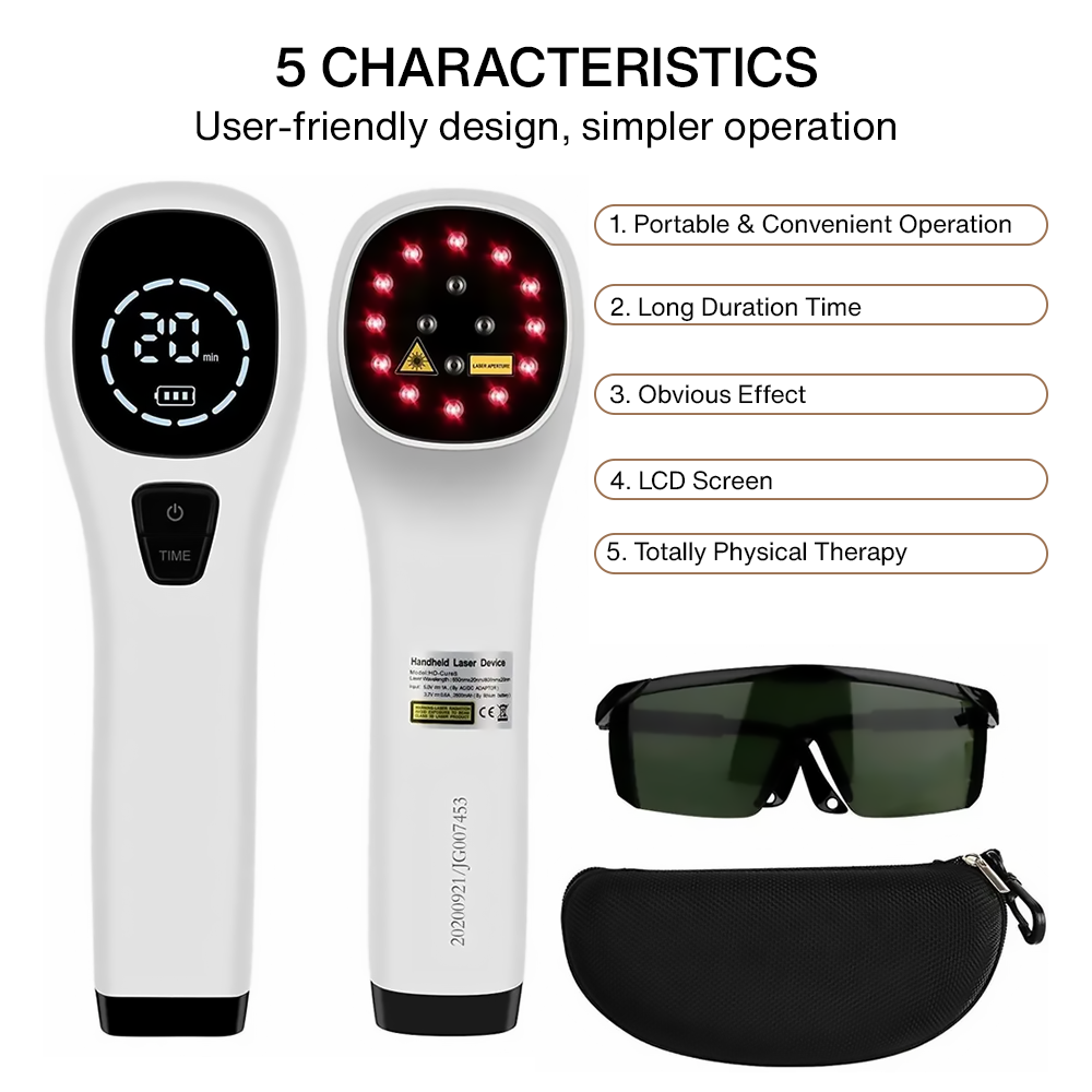 Nutrofuels™ Extra-Strength Healing Laser: 5-Min Deep-Tissue Pain Relief