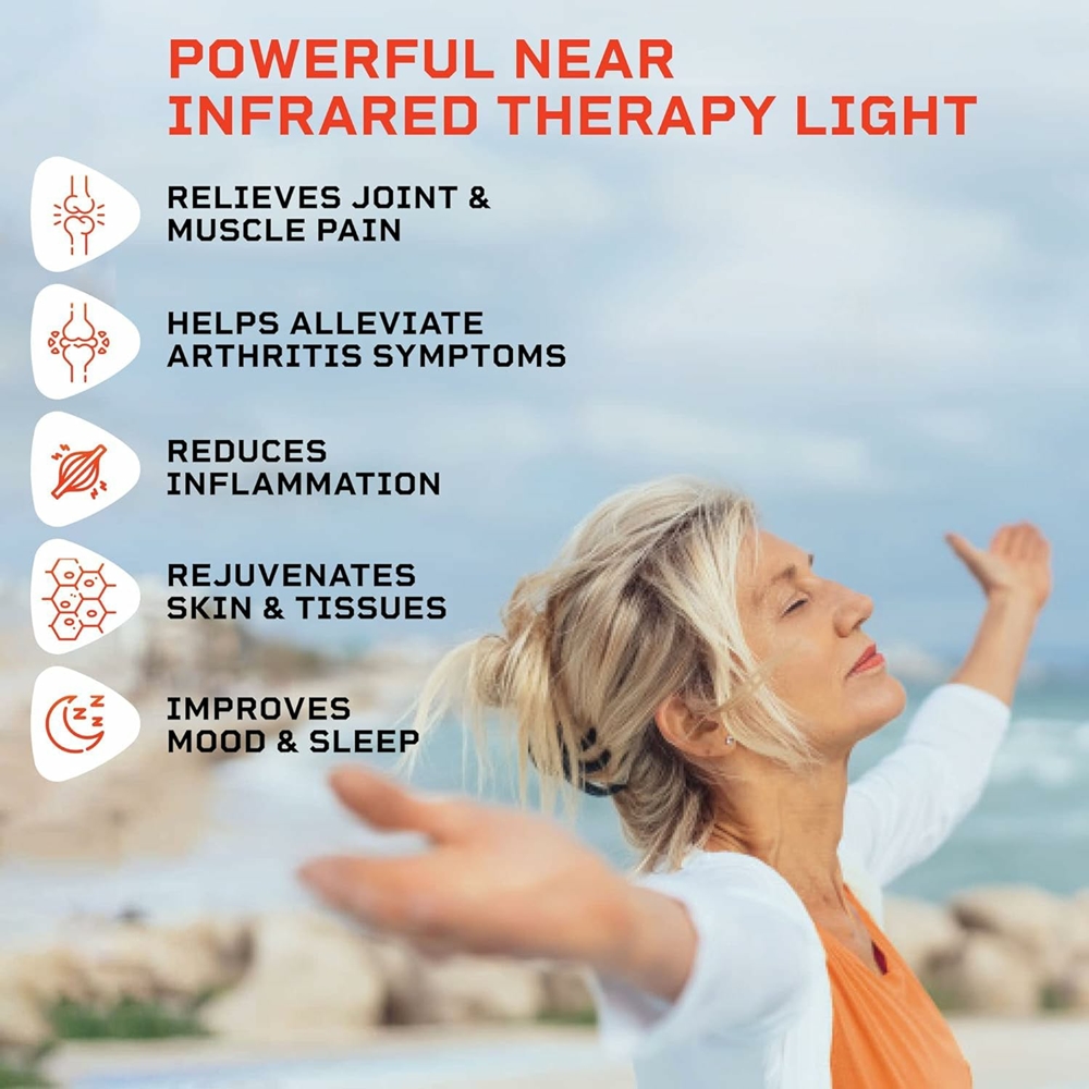 Red & Infrared Light Therapy Lamp – Fast Relief & Radiant Skin