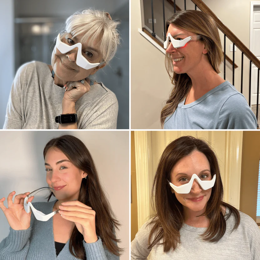 RevitalEyes® 2-in-1 Red Light Therapy + EMS To Erase Eye Bags