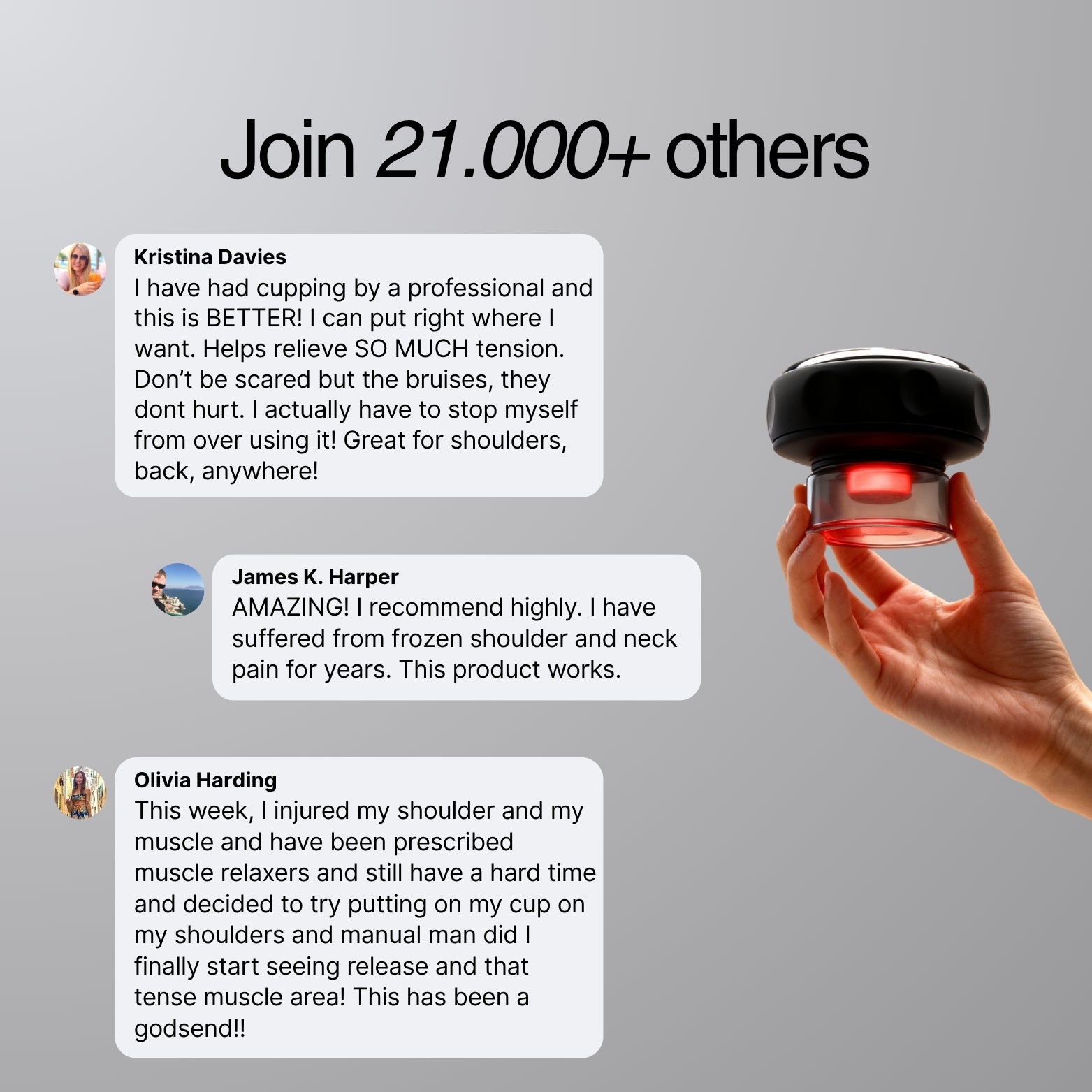 Nutrofuels™ Cupping Massager – Pro-Level Relief in Minutes