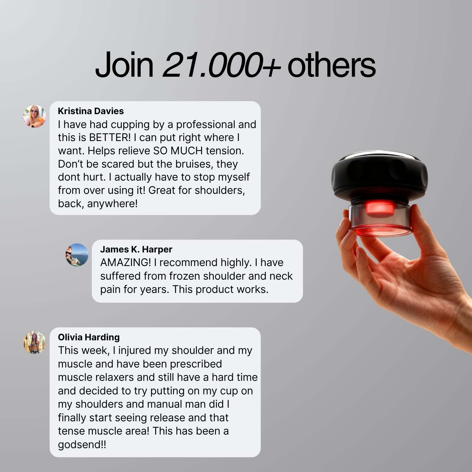 Nutrofuels™ Cupping Massager – Pro-Level Relief in Minutes