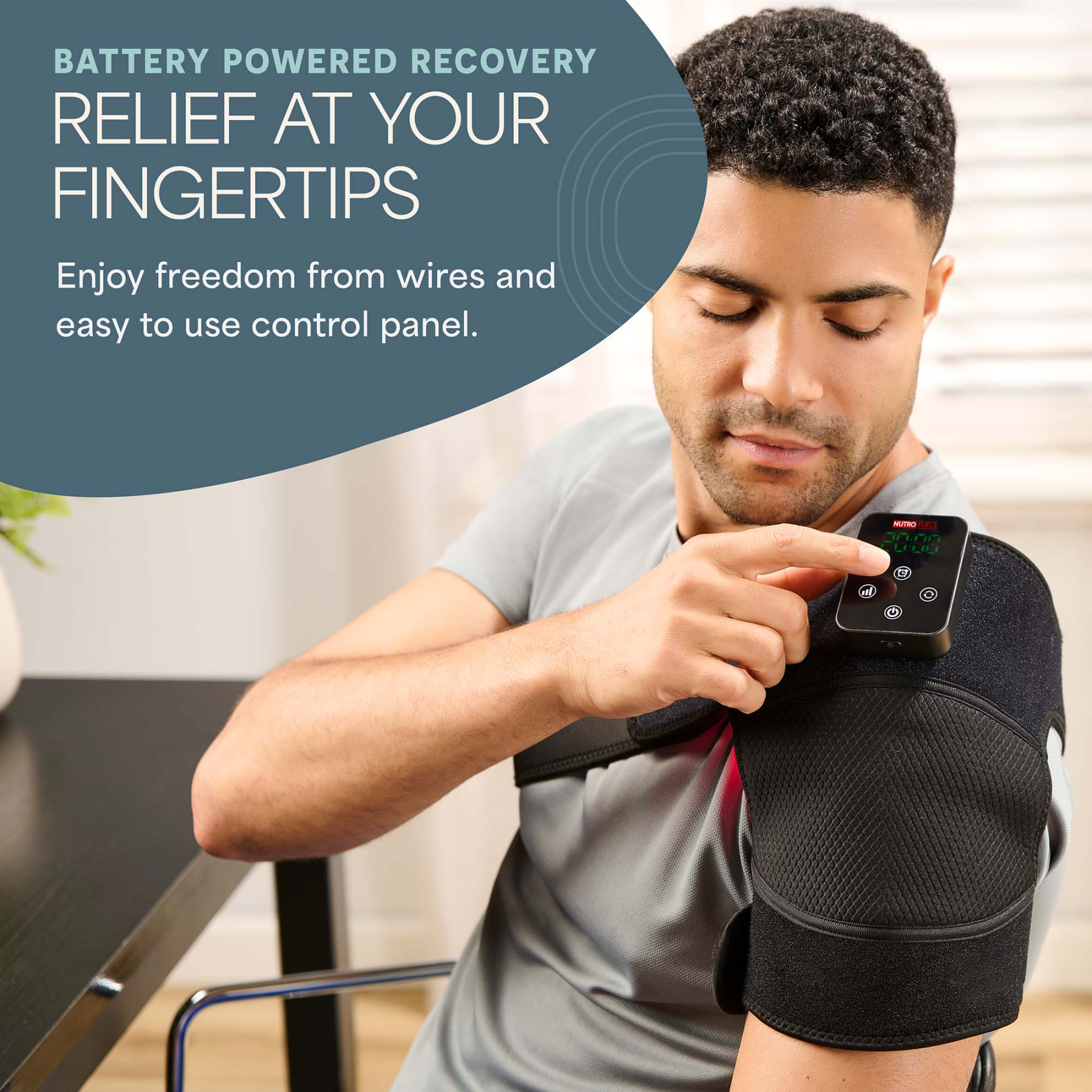 Nutrofuels™ Knee Wrap – Red Light Relief for Joint Pain & Stiffness