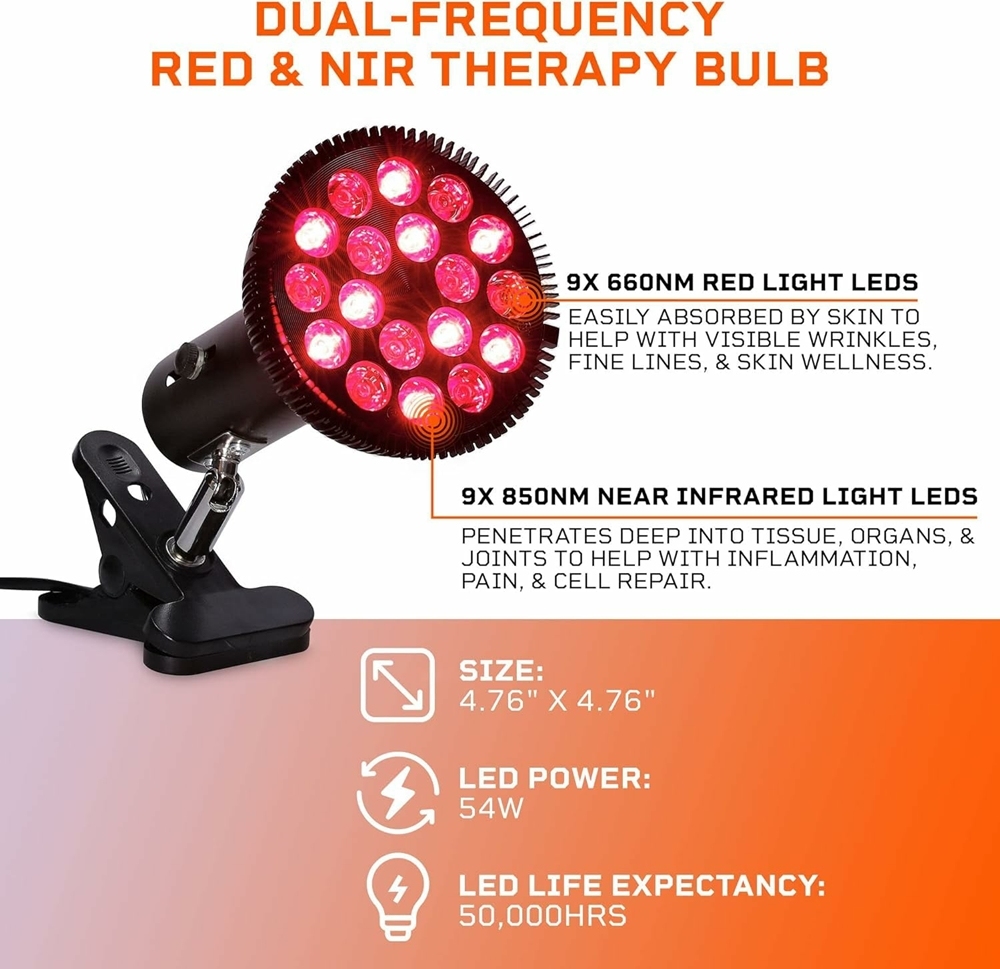 Red & Infrared Light Therapy Lamp – Fast Relief & Radiant Skin