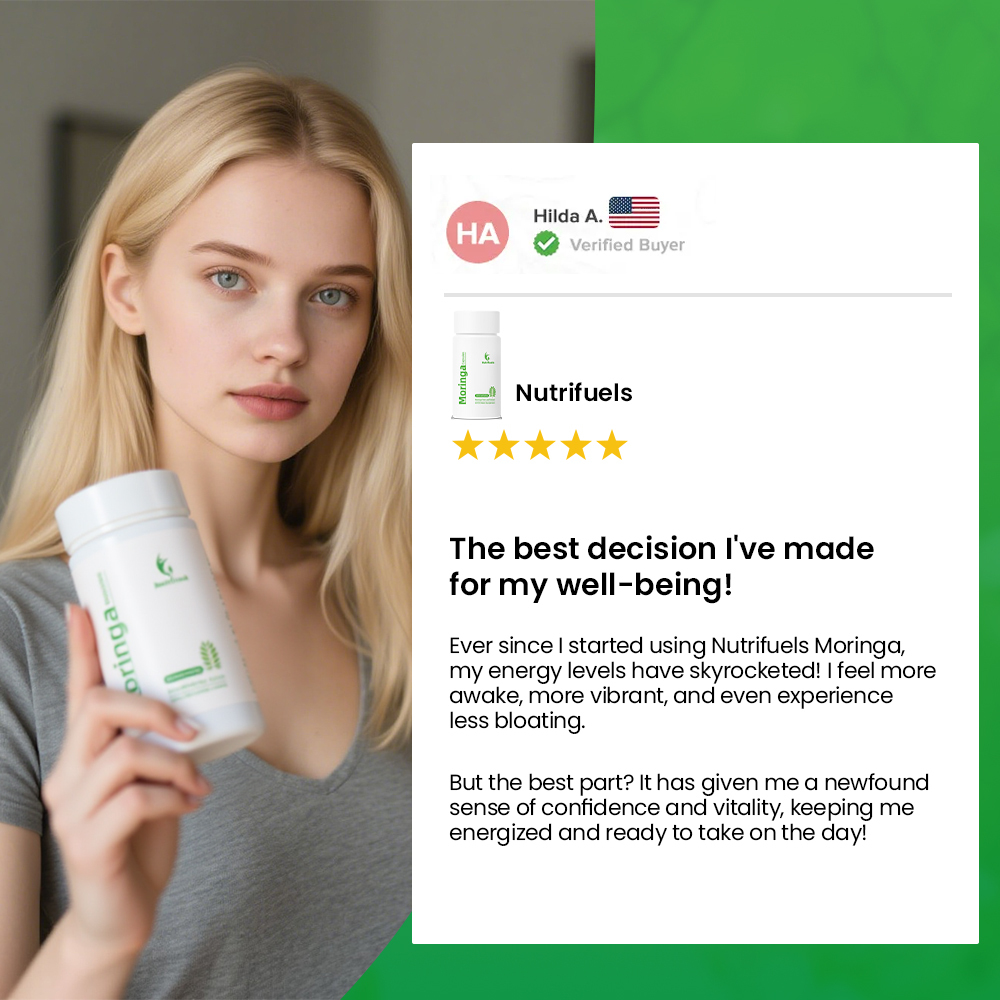 Moringa Capsules – 5X More Nutrients, 100% Organic & USA Made