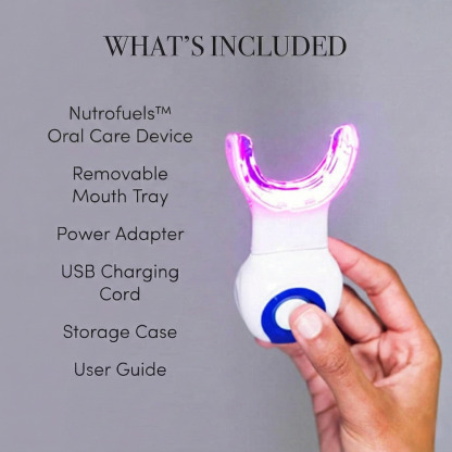 Nutrofuels™ LED Light Therapy System for Whiter Teeth & Healthier Gums