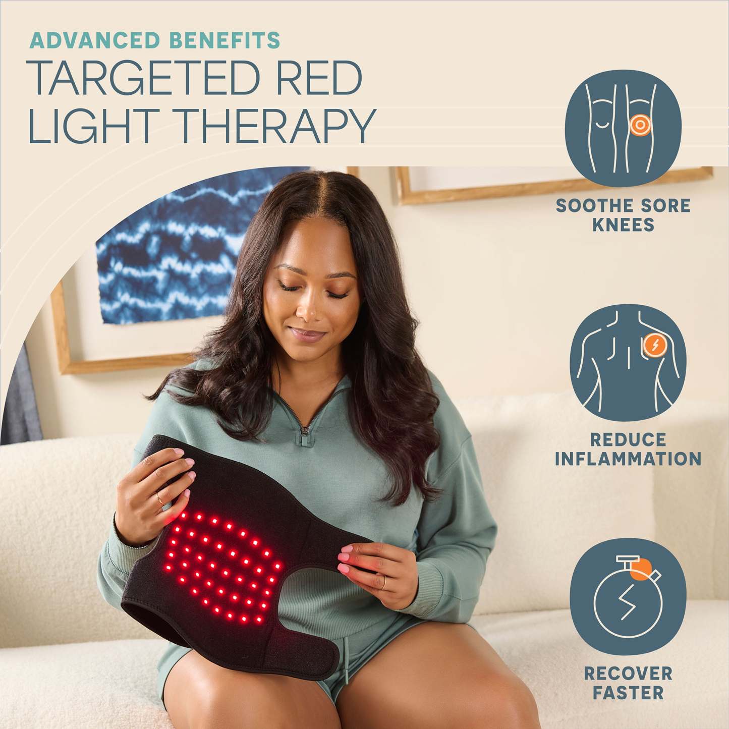 BioRecover Go Light Therapy Knee Brace