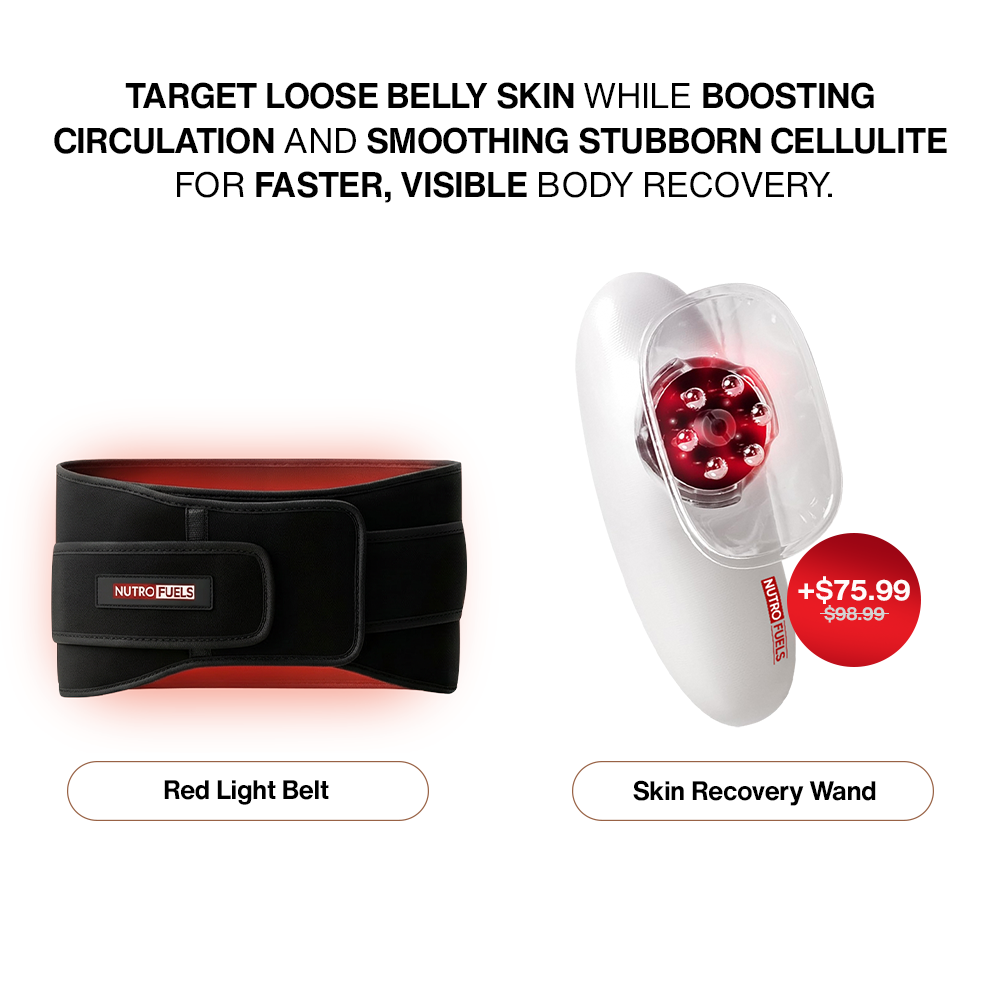 Nutrofuels™ Red Light Belt for Loose Postpartum Belly Skin & Stretch Marks