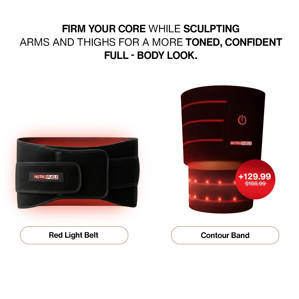 Nutrofuels™ Red Light Belt for Loose Postpartum Belly Skin & Stretch Marks