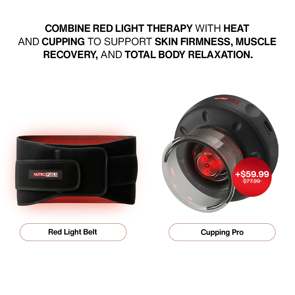 Nutrofuels™ Red Light Belt for Loose Postpartum Belly Skin & Stretch Marks