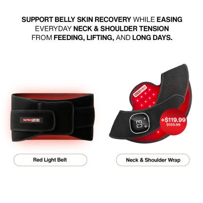 Nutrofuels™ Red Light Belt for Loose Postpartum Belly Skin & Stretch Marks