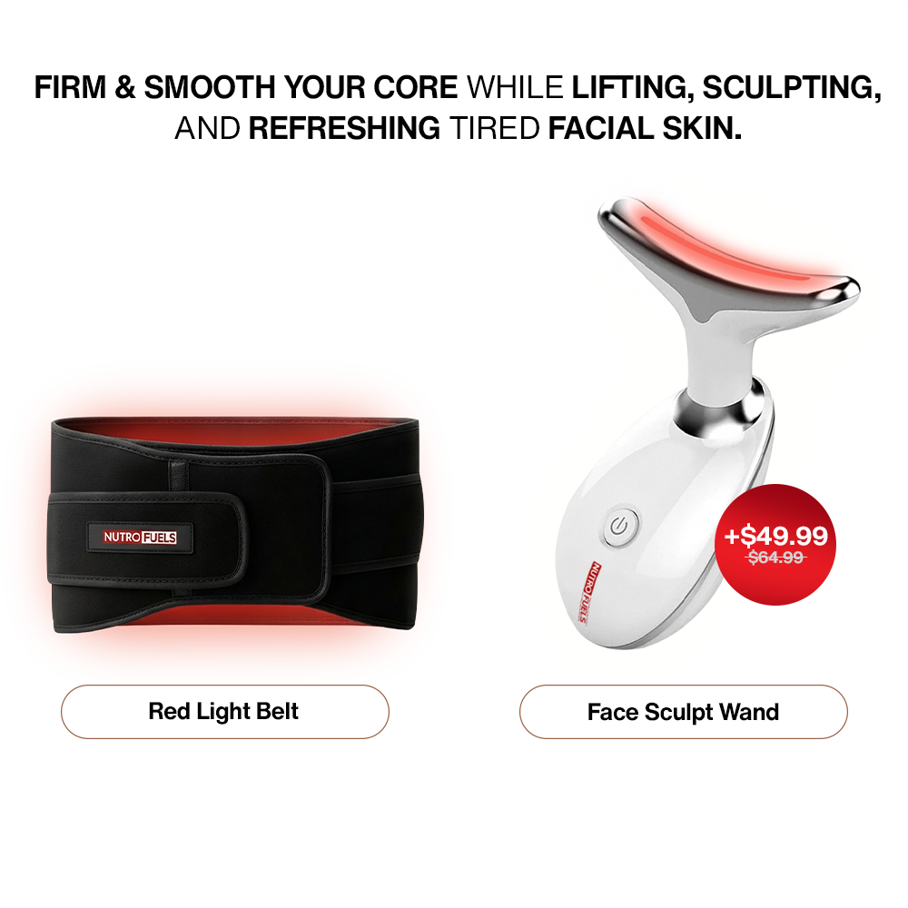 Nutrofuels™ Red Light Belt for Loose Postpartum Belly Skin & Stretch Marks