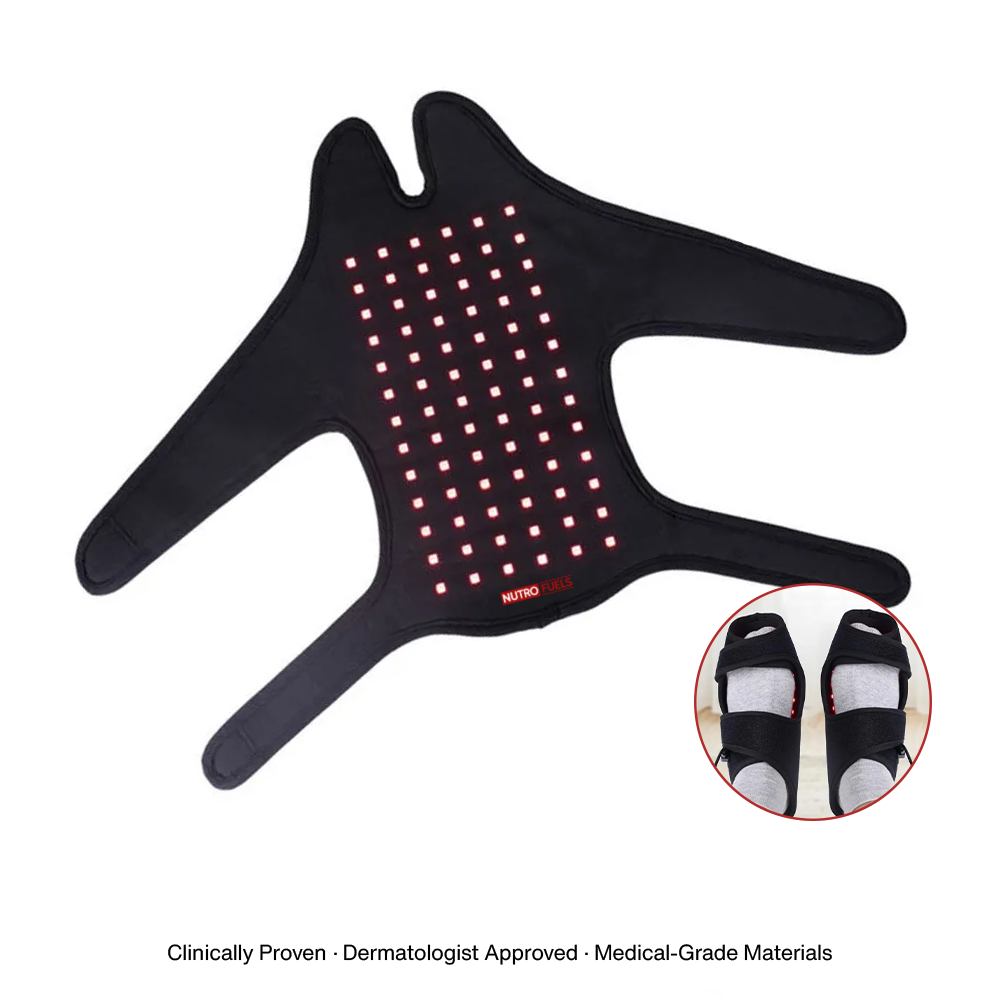 Nutrofuels™ Dual-Wavelength Red Light Therapy Shoes for Foot Pain Relief