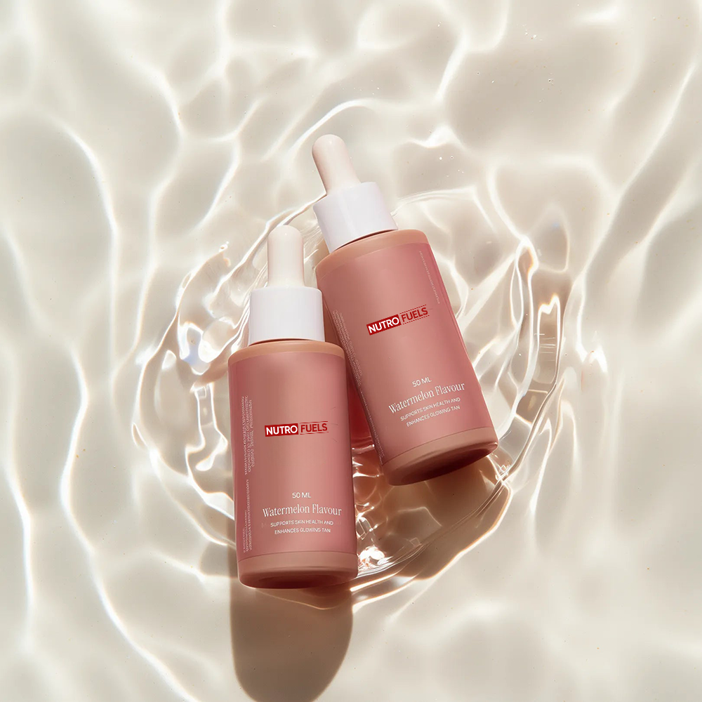 Nutrofuels Tanning Drops for a Natural Sun-Kissed Glow