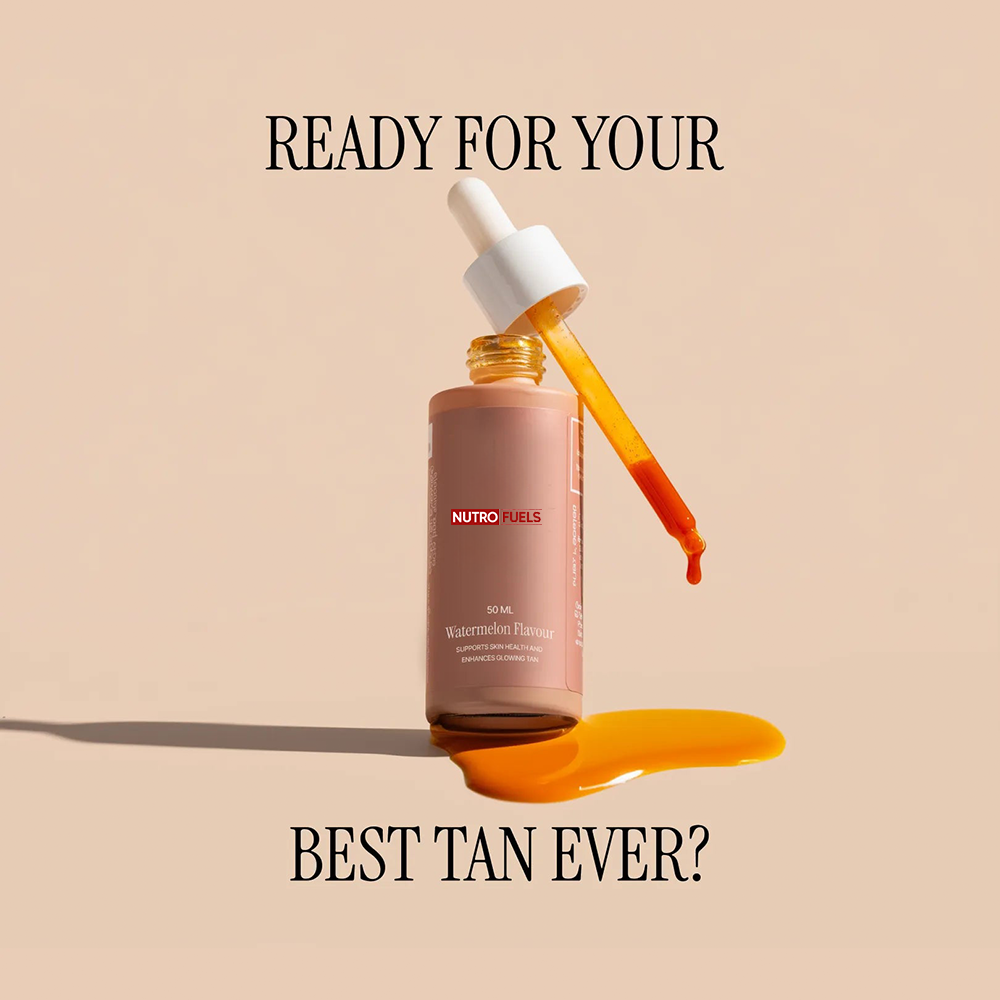 Nutrofuels Tanning Drops for a Natural Sun-Kissed Glow