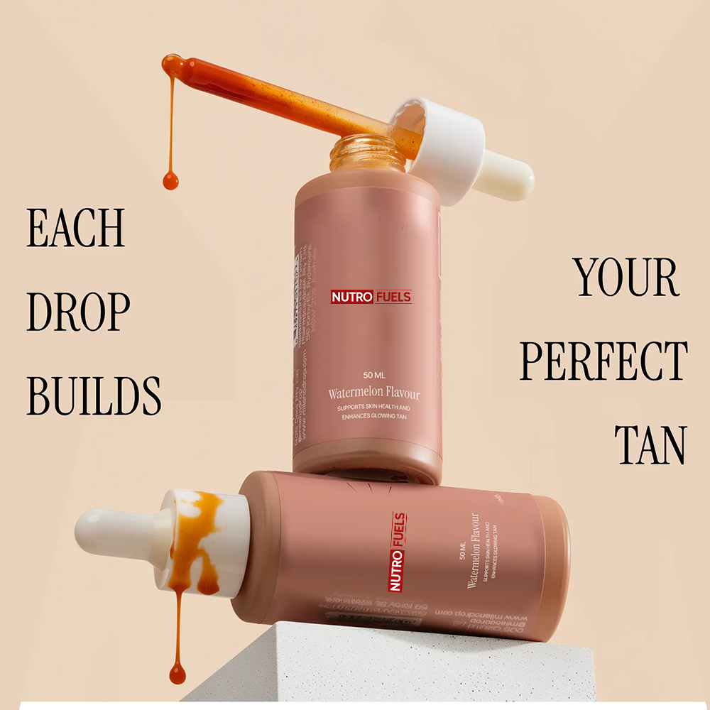 Nutrofuels Tanning Drops for a Natural Sun-Kissed Glow