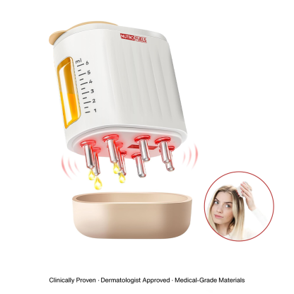 Nutrofuels™ Microcurrent LED Scalp Massager for Circulation & Healthier Hair