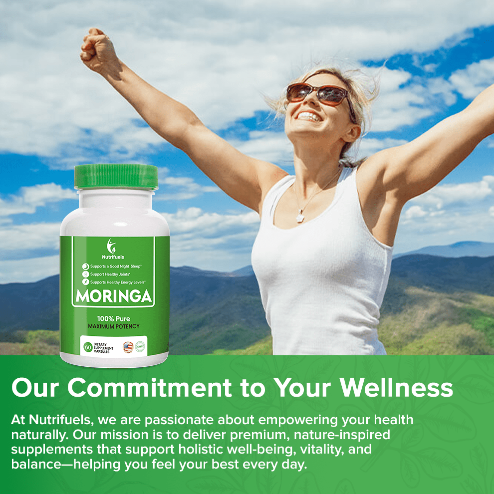 Moringa Capsules – 5X More Nutrients, 100% Organic & USA Made