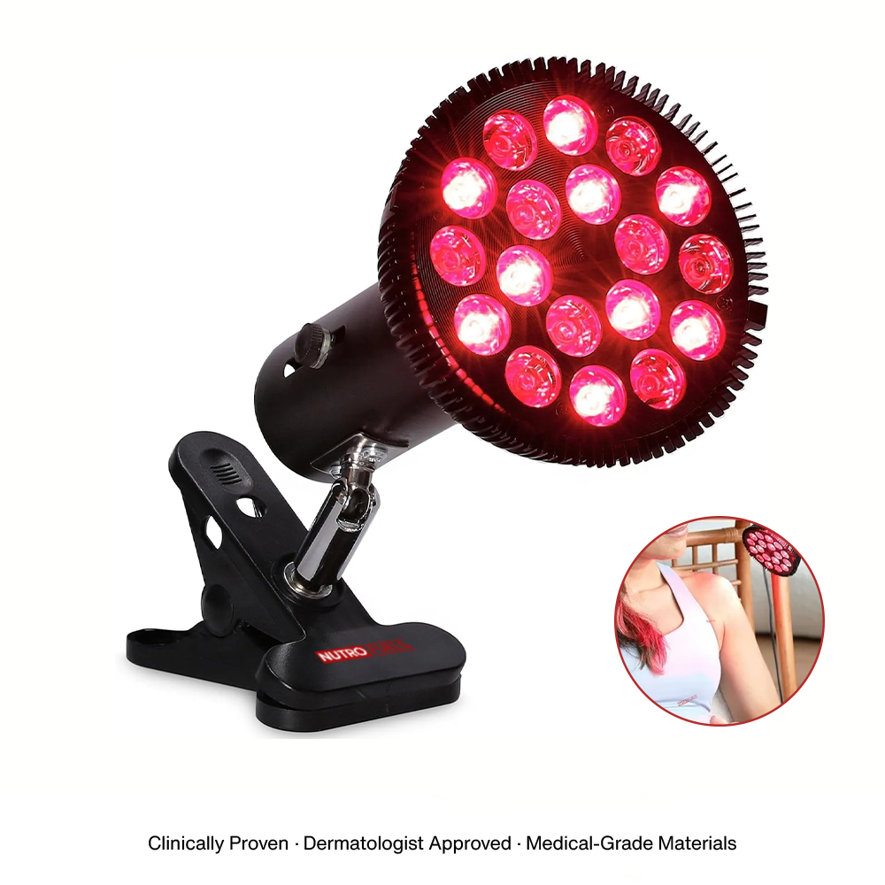 Nutrofuels™ Red & Infrared Light Therapy Lamp – Fast Relief & Glowing Skin