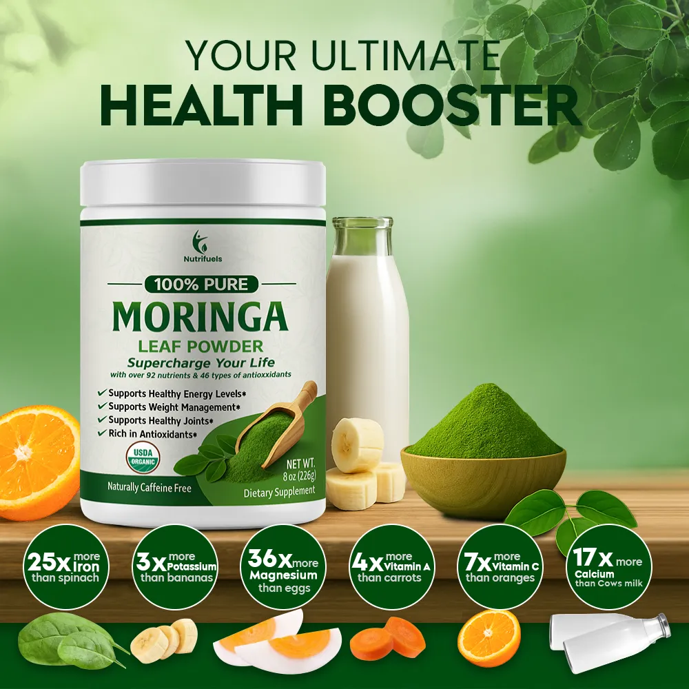 Nutrifuels® Moringa Leaf Powder 8oz (226g)