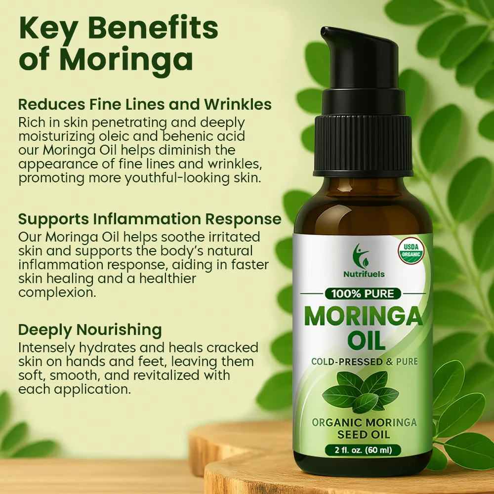 Organic Moringa Seed Oil Pura Vida 2oz (60ml)