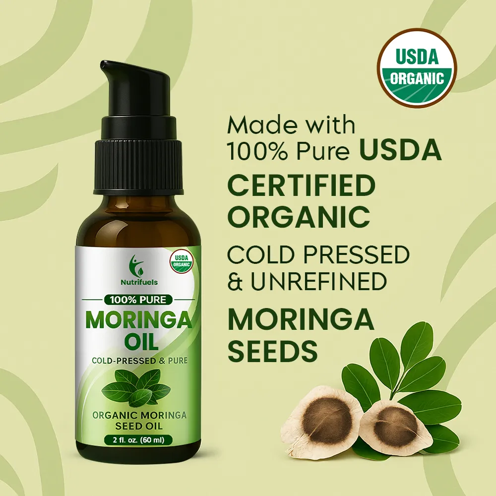 Organic Moringa Seed Oil Pura Vida 2oz (60ml)