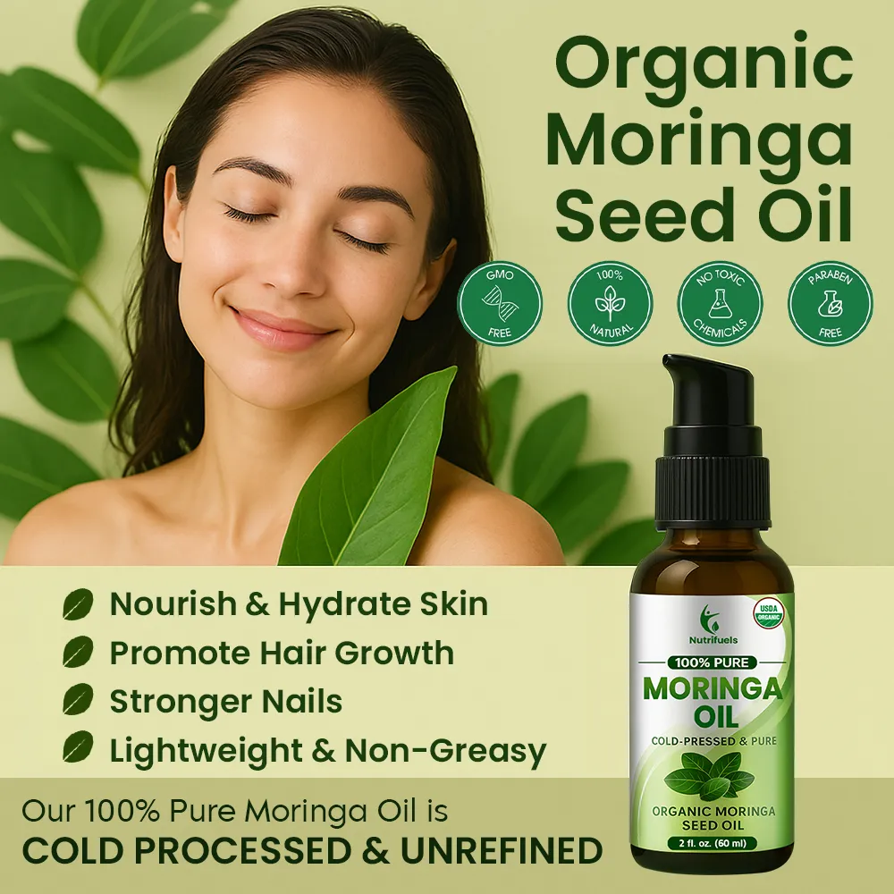 Organic Moringa Seed Oil Pura Vida 2oz (60ml)