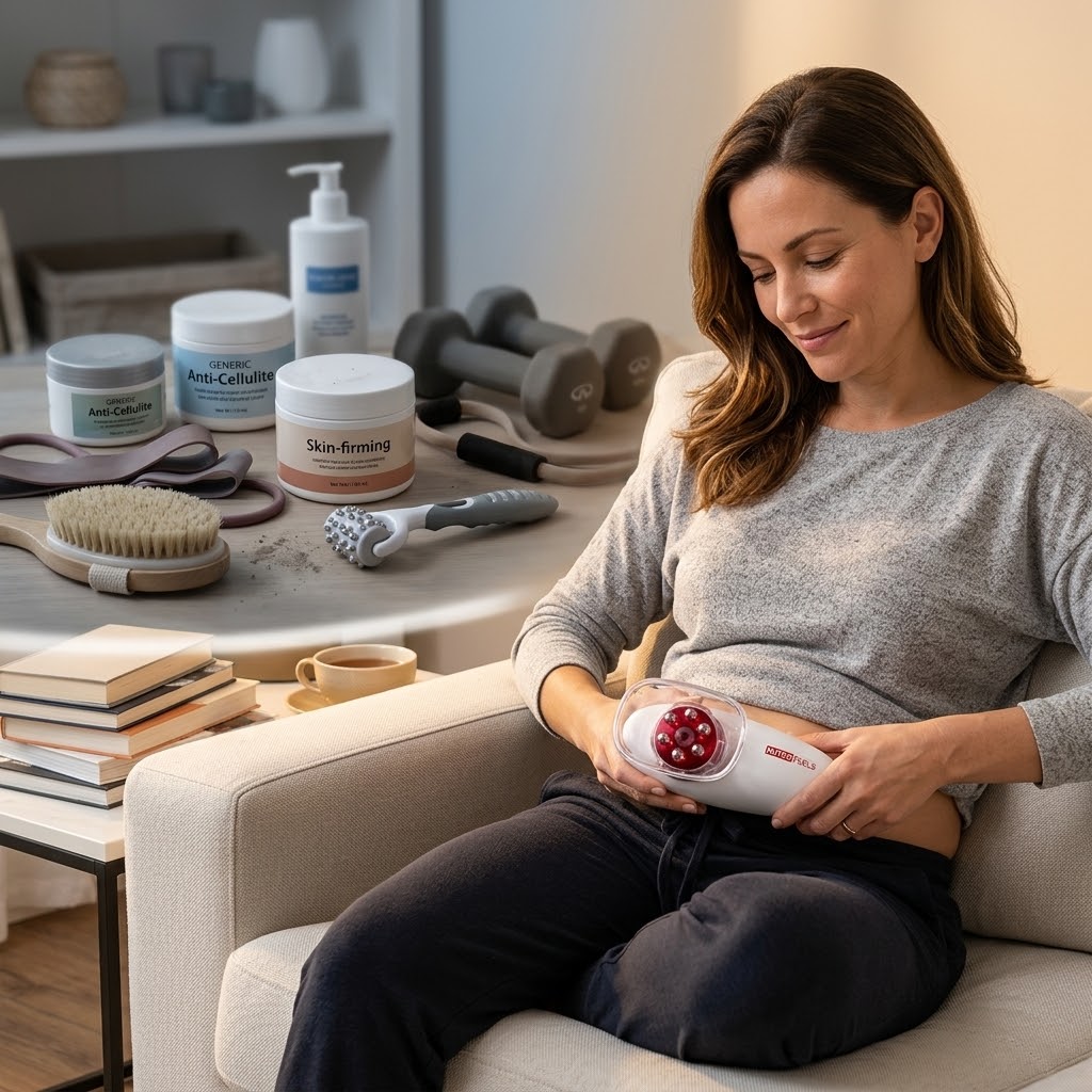 Doctor holding product