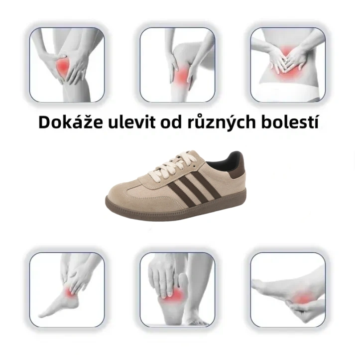 【🔥Dnes za poloviční cenu - nenechte si to ujít】 Ergonomicky navržená ortopedická obuv - design podpory klenby 👞Snadno se zbavte bolesti nohou