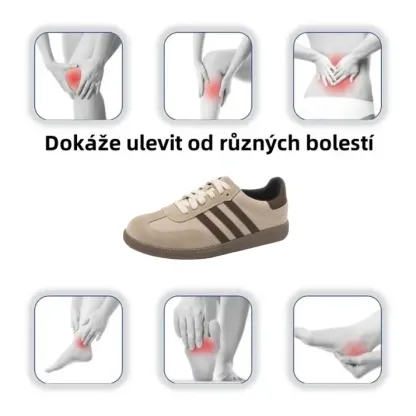【🔥Dnes za poloviční cenu - nenechte si to ujít】 Ergonomicky navržená ortopedická obuv - design podpory klenby 👞Snadno se zbavte bolesti nohou