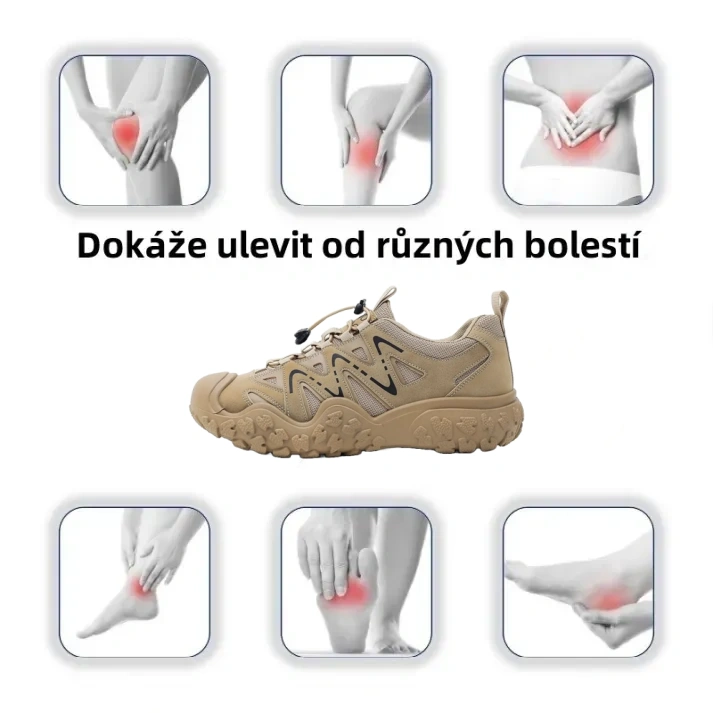 【🎁Dnešní 50% sleva - nenechte si ji ujít】Ergonomický design - nové outdoorové protiskluzové pánské turistické boty z roku 2025👞
