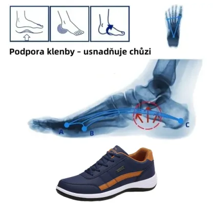 [🔥50% sleva po omezenou dobu, nenechte si ji ujít] Pánská korekční obuv pro outdoorové sporty - účinně zmírňuje bolest nohou👞
