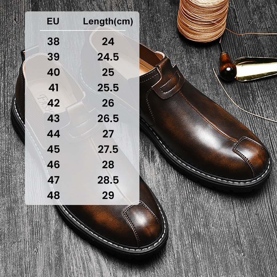 (🔥Dnes sleva 50 % – vezměte si to!) Prémiová stylová ortopedická obuv 👞 – Ergonomický design pro úlevu od bolesti