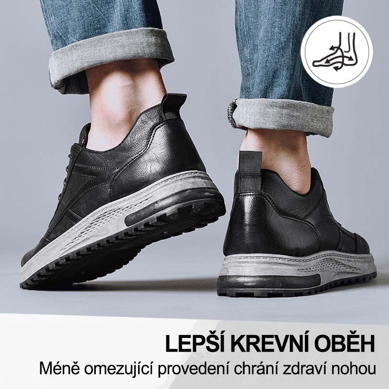 (🔥Dnes sleva 50 % – vezměte si to!) Prémiová stylová ortopedická obuv 👞 – Ergonomický design pro úlevu od bolesti